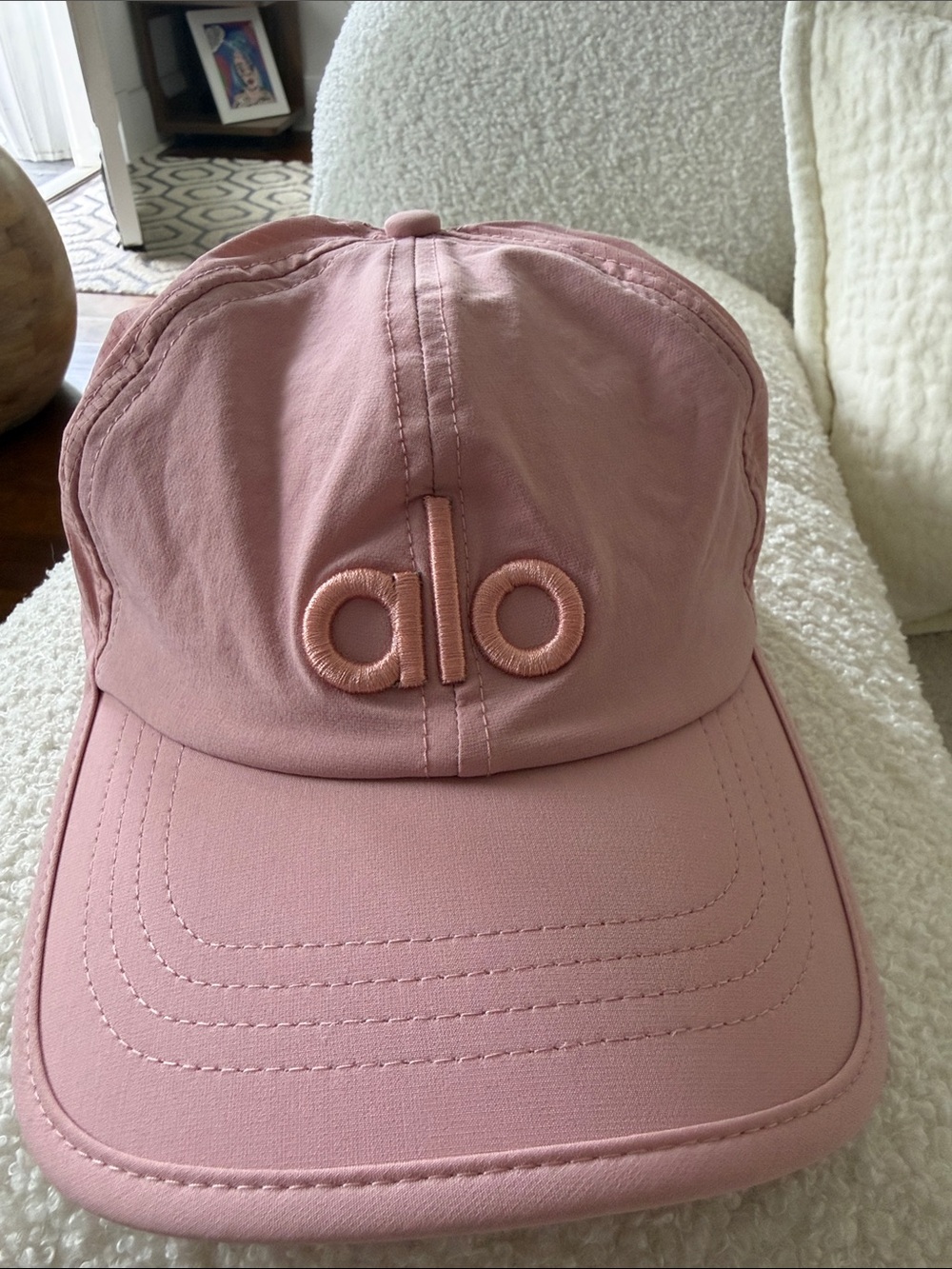 ALO Yoga  Pink Logo Baseball Cap